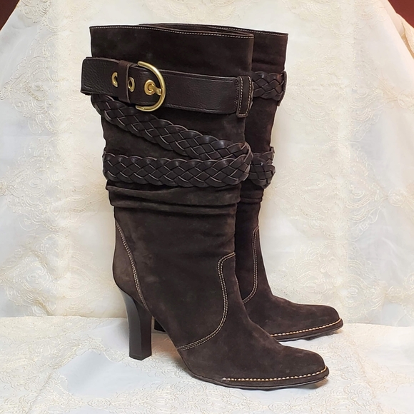 Coach Suede "Randie" Boots - Picture 2 of 16